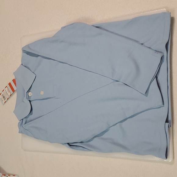 Long Sleeve light blue Polo size S (6/7) - Picture 2 of 4